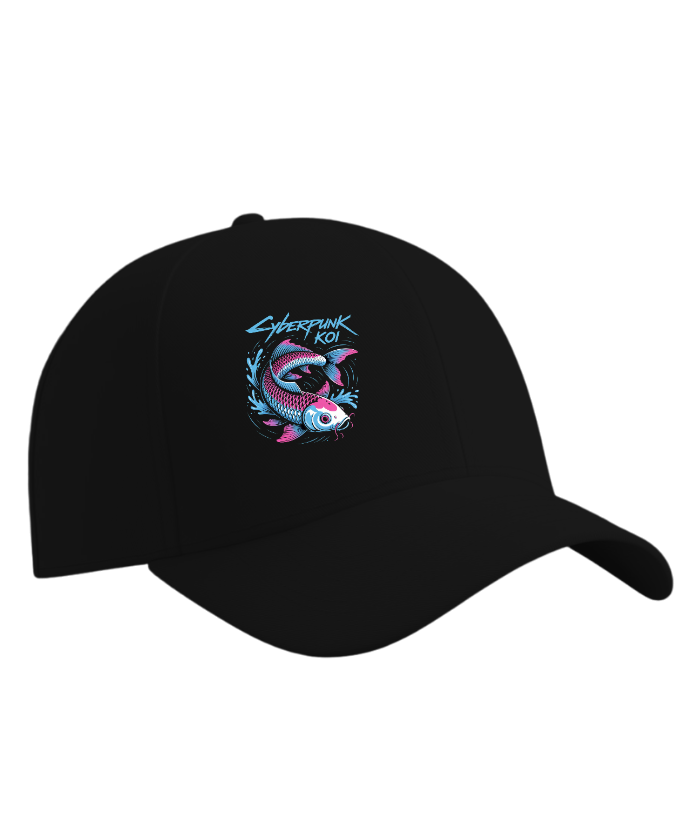 Cyberpunk Koi Fish Futuristic Design Hat