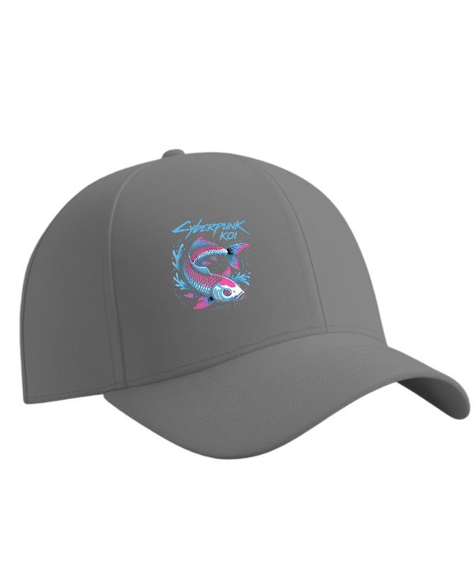 Cyberpunk Koi Fish Futuristic Design Hat - Image 5