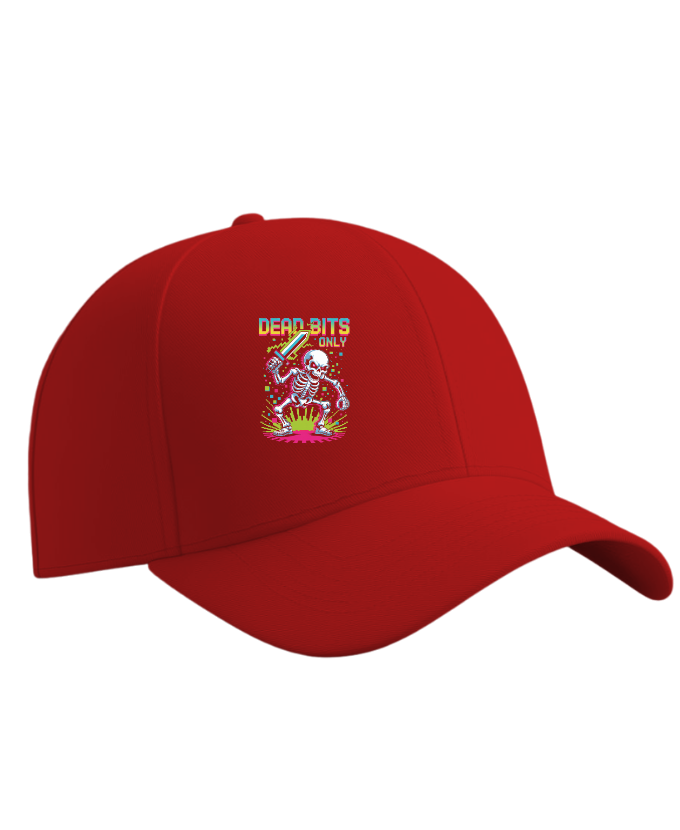 Dead Bits Only Skeleton Gamer Artwork Hat - Image 4