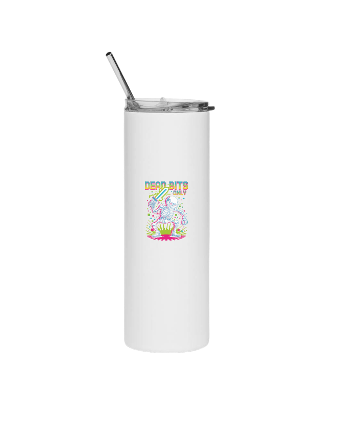 Dead Bits Only Skeleton Gamer Artwork Thermos