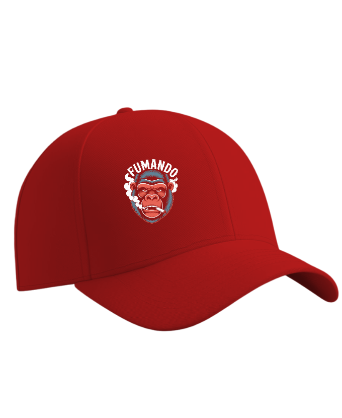 Fumando Gorilla Smoking Cigar Illustration Hat - Image 4