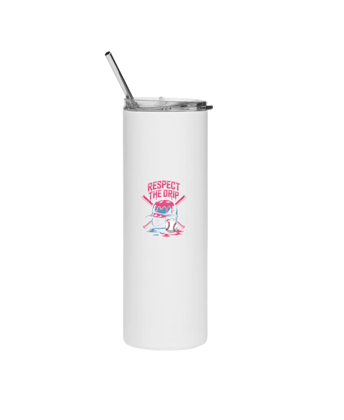 Respect The Drip Cool Cartoon Character Thermos