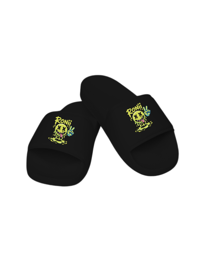 Roni Slime Smiley Face Streetwear Design Slides - Image 4