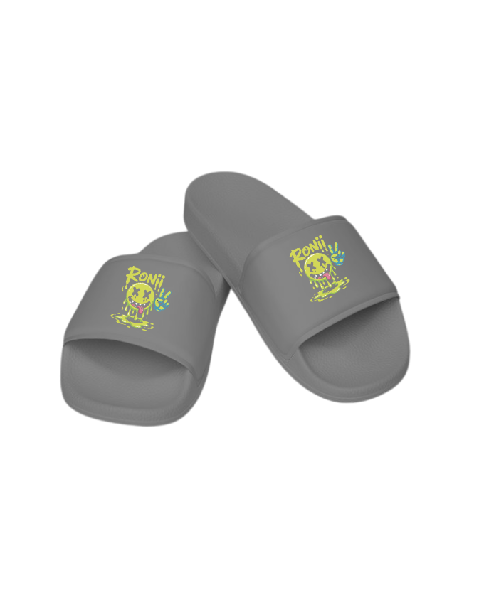 Roni Slime Smiley Face Streetwear Design Slides