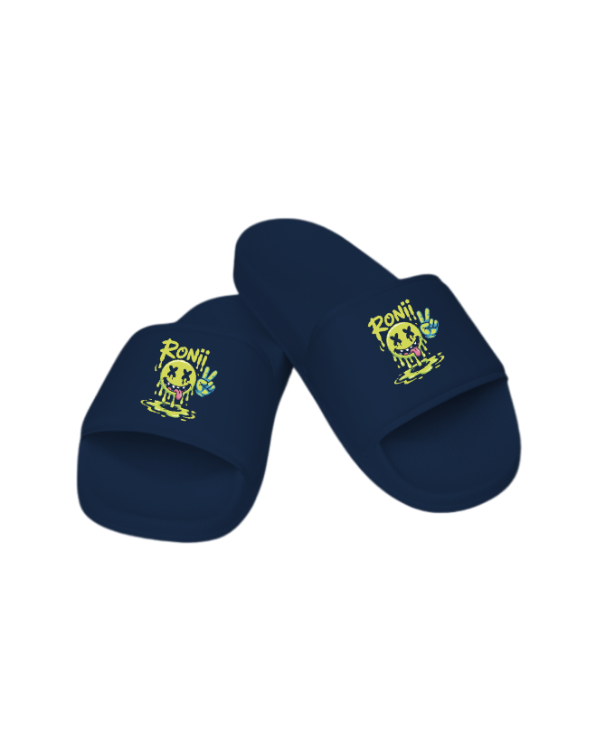 Roni Slime Smiley Face Streetwear Design Slides - Image 5