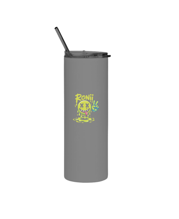Roni Slime Smiley Face Streetwear Design Thermos - Image 5