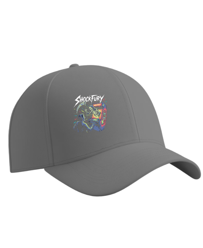 Shocktury Retro Arcade Horror Design Hat - Image 5