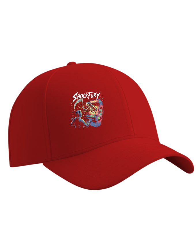 Shocktury Retro Arcade Horror Design Hat - Image 4