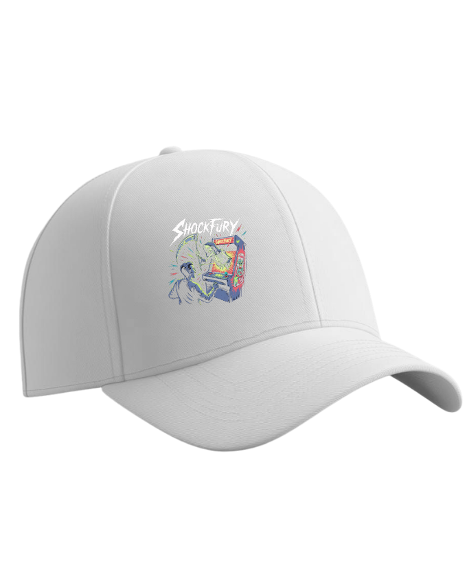 Shocktury Retro Arcade Horror Design Hat - Image 3